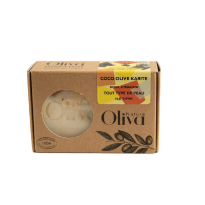 savon à froid coco olive karite pour visage tout type de peau