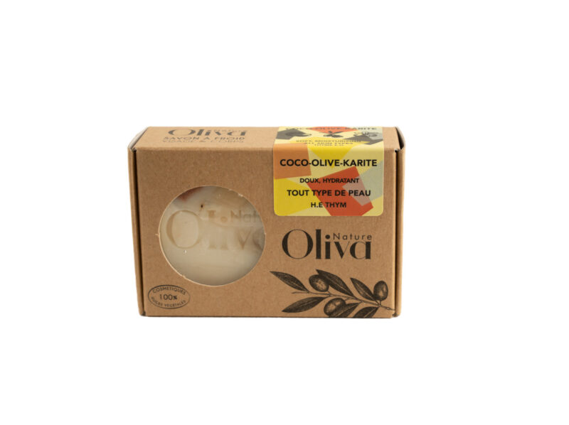 savon à froid coco olive karite pour visage tout type de peau